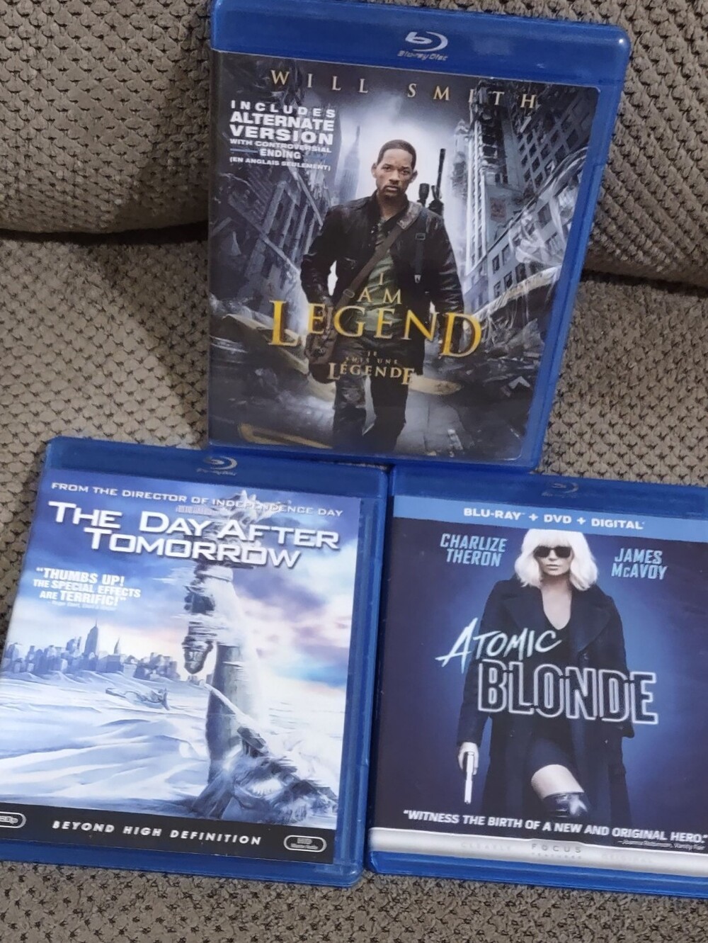 Futuristic Sci Fi Movie Bundle Blu-ray & DVD, EUC